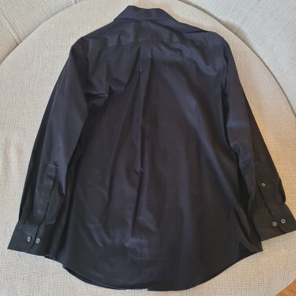 Joseph & Feiss Non Iron Black Shirt - Picture 4 of 4